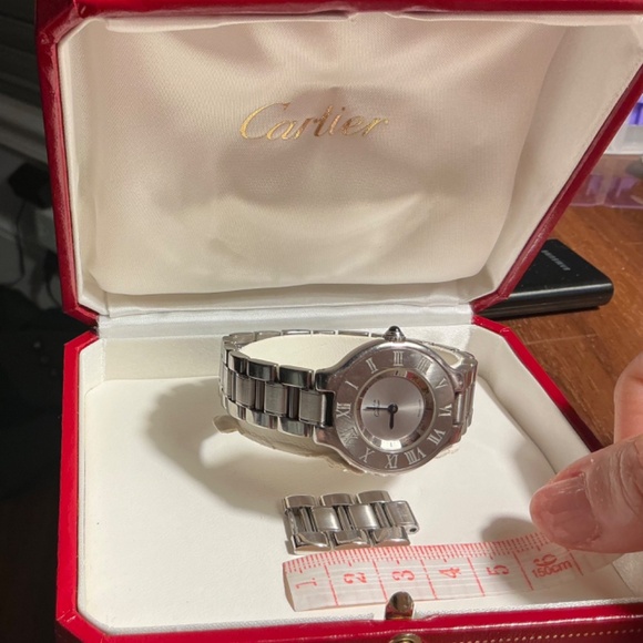 Mint Must 21 de Cartier Watch - ladies. Excellent condition - Picture 15 of 16